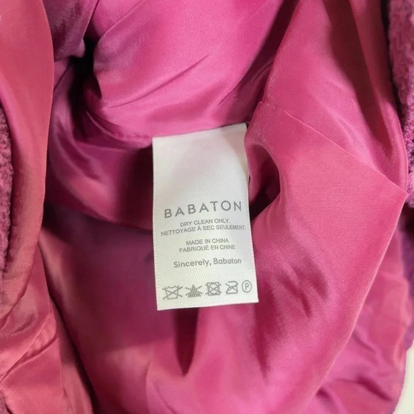 Aritzia Babaton Joan Oversized Linen Shirt Jacket In Elixir Purple - Picture 15 of 16